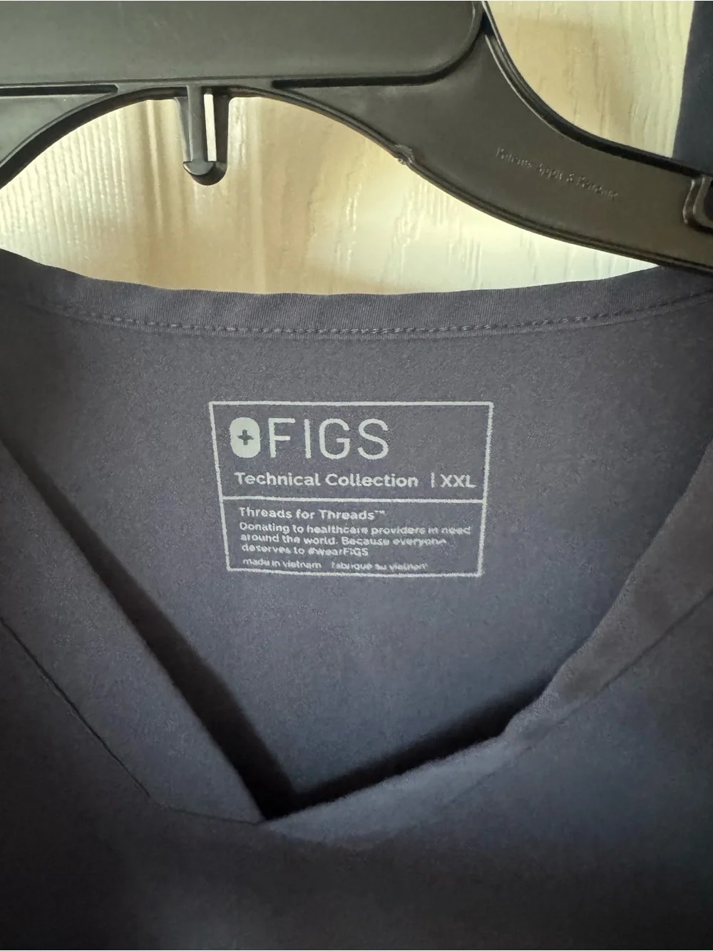 FIGS Men’s XXL Technical Collection Charcoal Gray Scrub Set Straight Leg